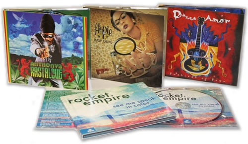 Digipak CD packaging examples